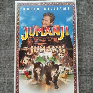 Jumanji VHS 1996 Movie Entertainment Family Robin Williams